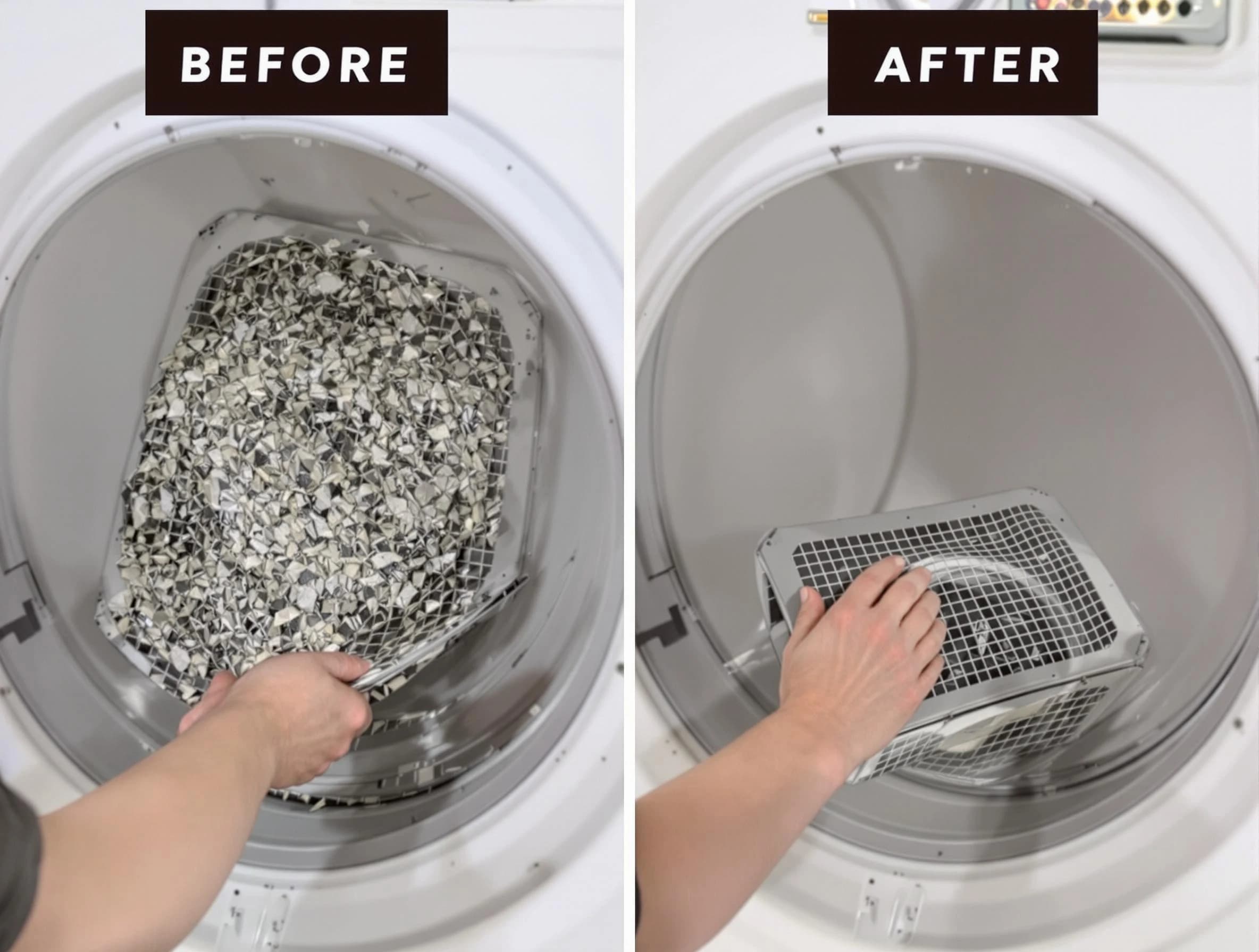 Professional lint trap cleaning by Ettrick Dryer Vent Cleaning in Ettrick