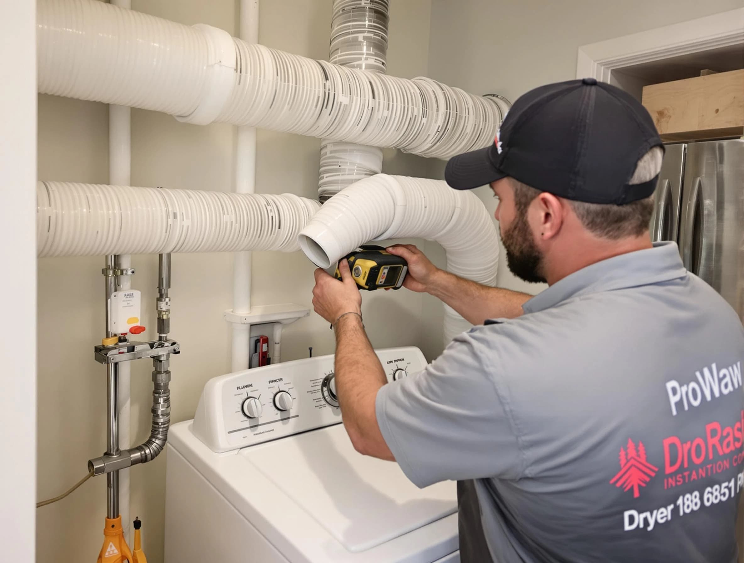 Professional dryer vent hose installation by Ettrick Dryer Vent Cleaning in Ettrick
