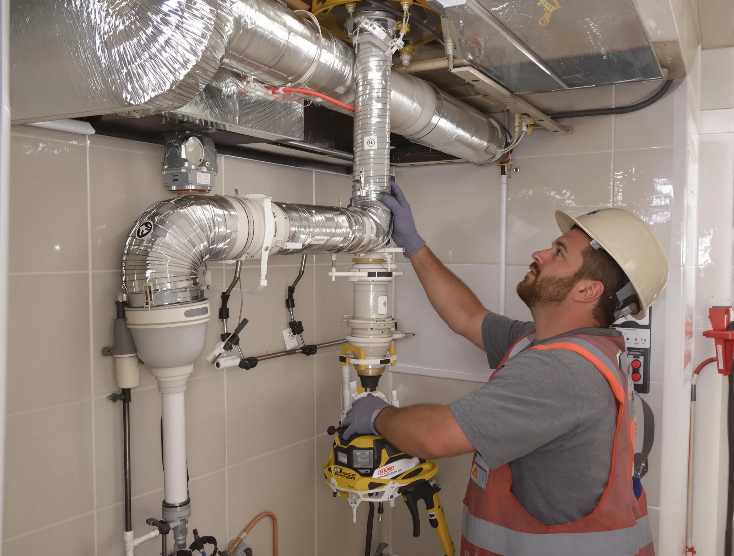 Ettrick Dryer Vent Cleaning expert performing professional dryer vent repair and installation in Ettrick