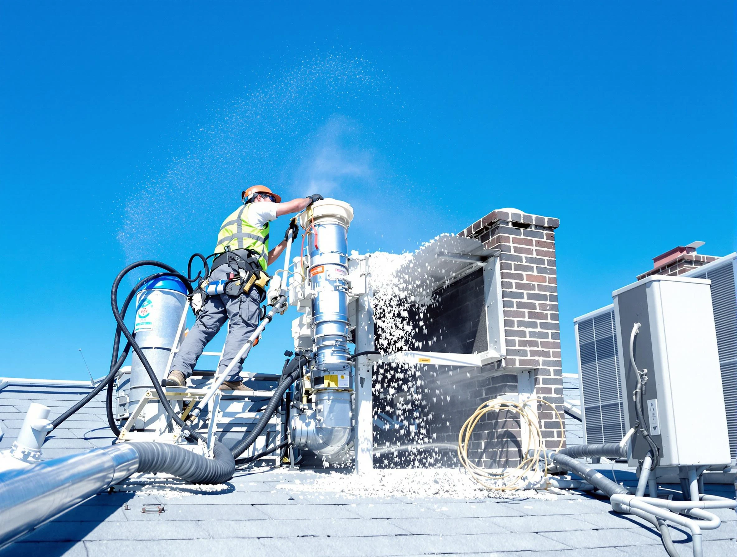 Expert roof dryer vent cleaning by Ettrick Dryer Vent Cleaning in Ettrick